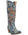 Image #1 - Dingo Women's Texas Tornado Western Boots - Round Toe, Blue, hi-res