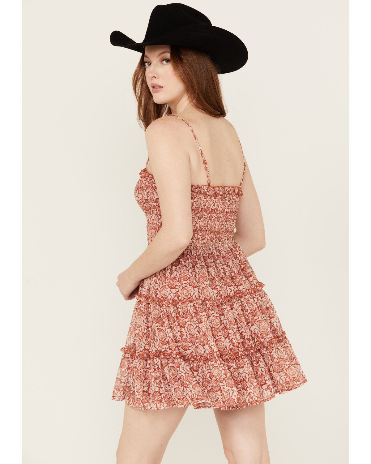 Image #4 - Ash & Violet Women's Floral Tier Mini Dress, , hi-res