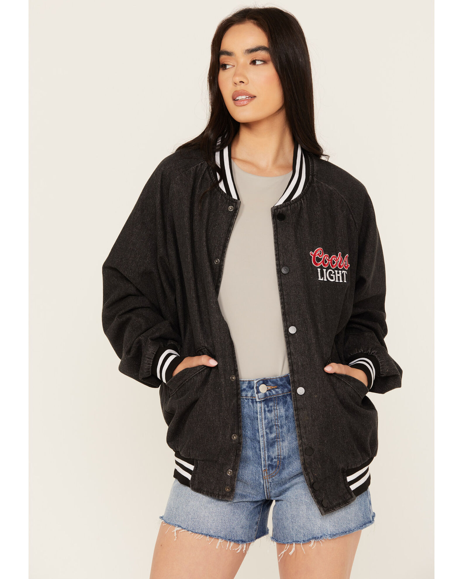Womens light bomber jacket discount