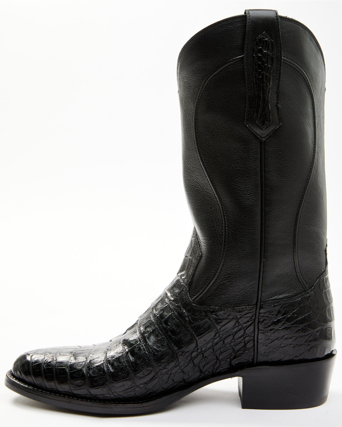 Image #3 - Cody James Black 1978® Men's Chapman Exotic Caiman Belly Western Boots - Round Toe, Black, hi-res