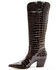Matisse Women's Stella Patent Leather Western Boots - Pointed Toe, Chocolate, hi-res