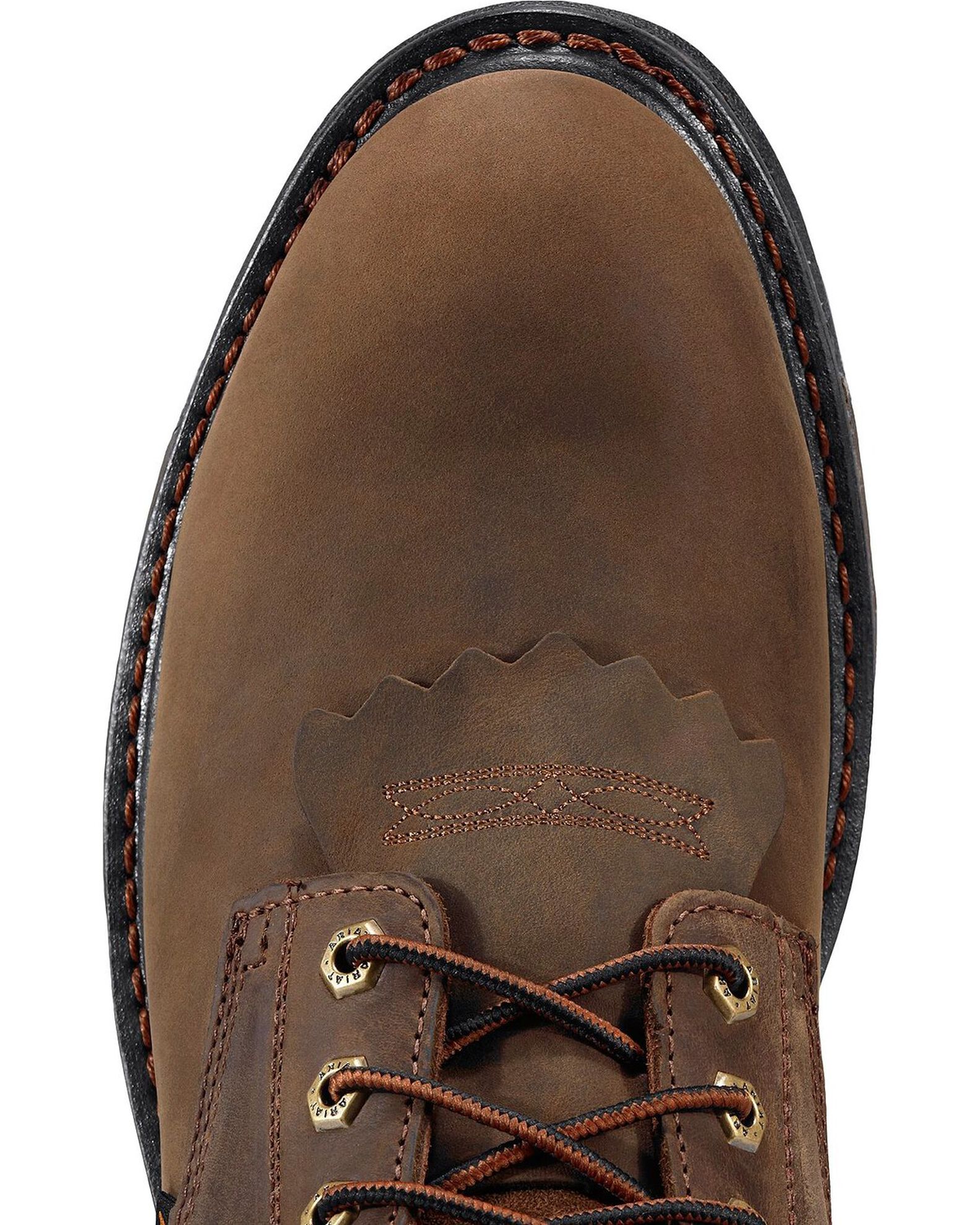 Ariat Men s WorkHog 8 H2O Composite Toe Waterproof Work Boot Brown 9