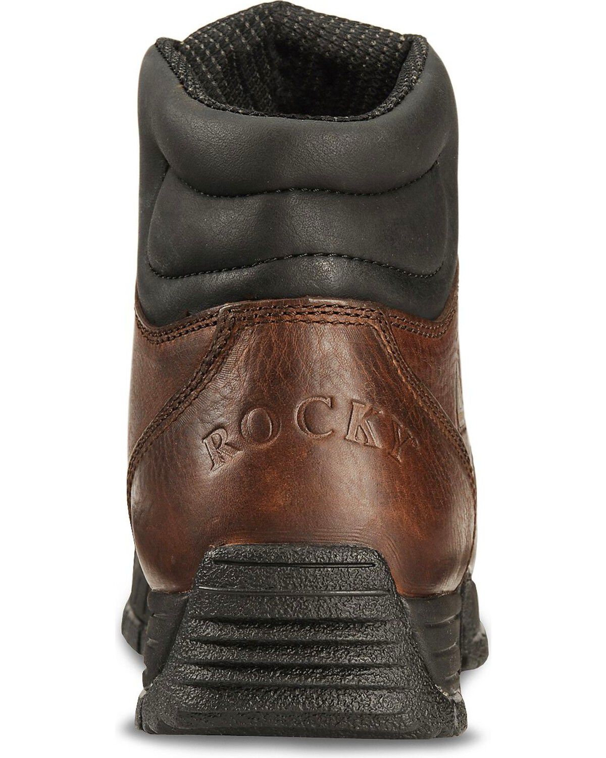 Image #7 - Rocky Men's Mobilite Steel Toe Hiking Boots, Brown, hi-res