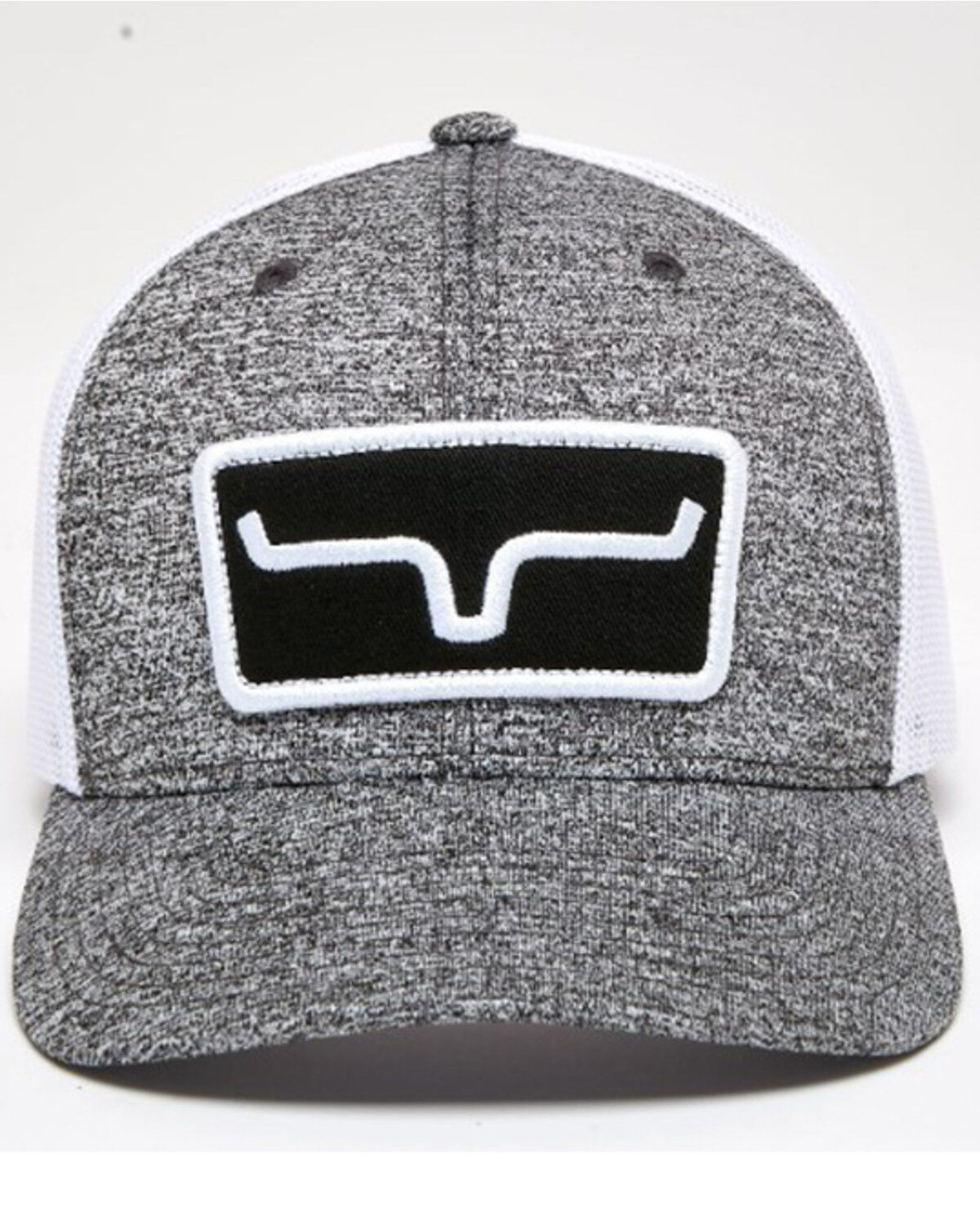 Image #3 - Kimes Ranch Men's The Cutter Logo Patch Mesh Back Trucker Cap, Heather Grey, hi-res