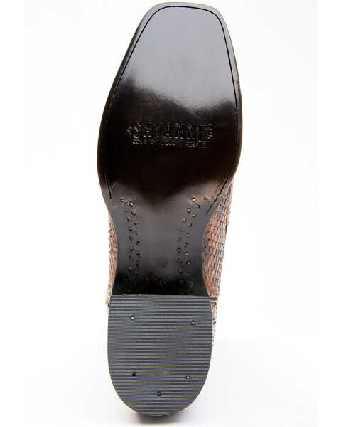 Shyanne Women's Geneva Exotic Snake Skin Western Boots - Square Toe, Tan, hi-res