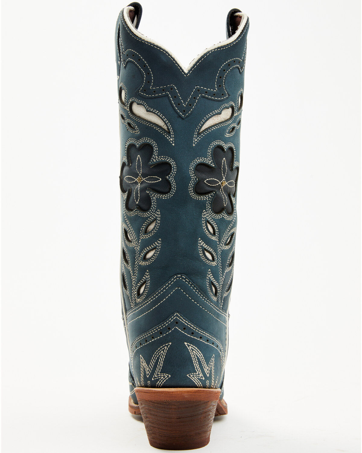 Image #5 - Laredo Women's Floral Underlay Western Boots - Snip Toe, , hi-res