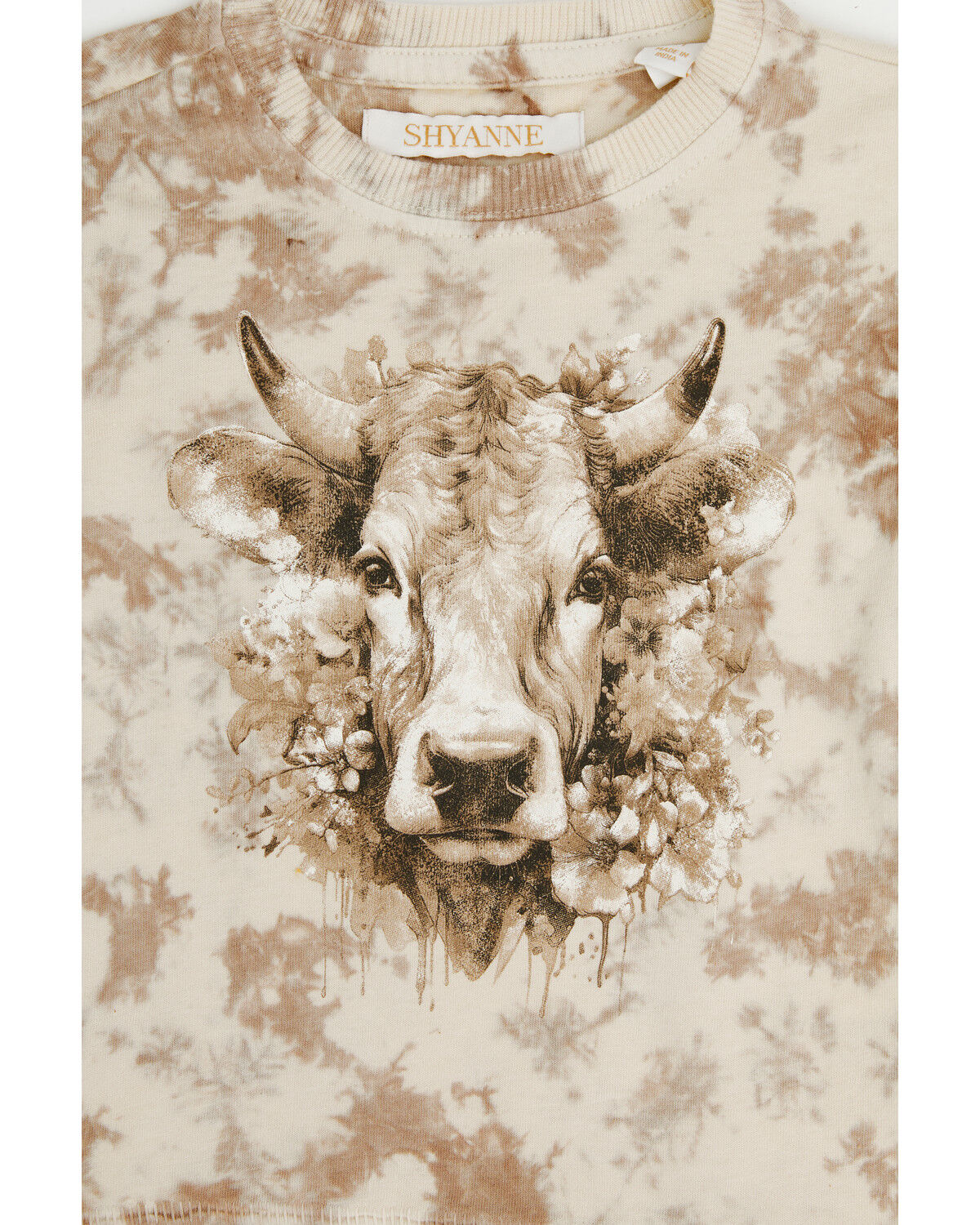 Image #2 - Shyanne Toddler Girls' Hazel Short Sleeve Graphic Tee, Cream, hi-res