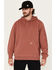 Image #1 - Carhartt Men's Midweight Relaxed Fit Graphic Hooded Sweatshirt, Maroon, hi-res