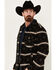 Image #2 - Powder River Outfitters by Panhandle Men's Berber Multicolor Zip Snap Jacket, Charcoal, hi-res