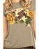 Image #4 - Rodeo Quincy Women's Libby Longhorn Rolled Cuff Tee  , , hi-res