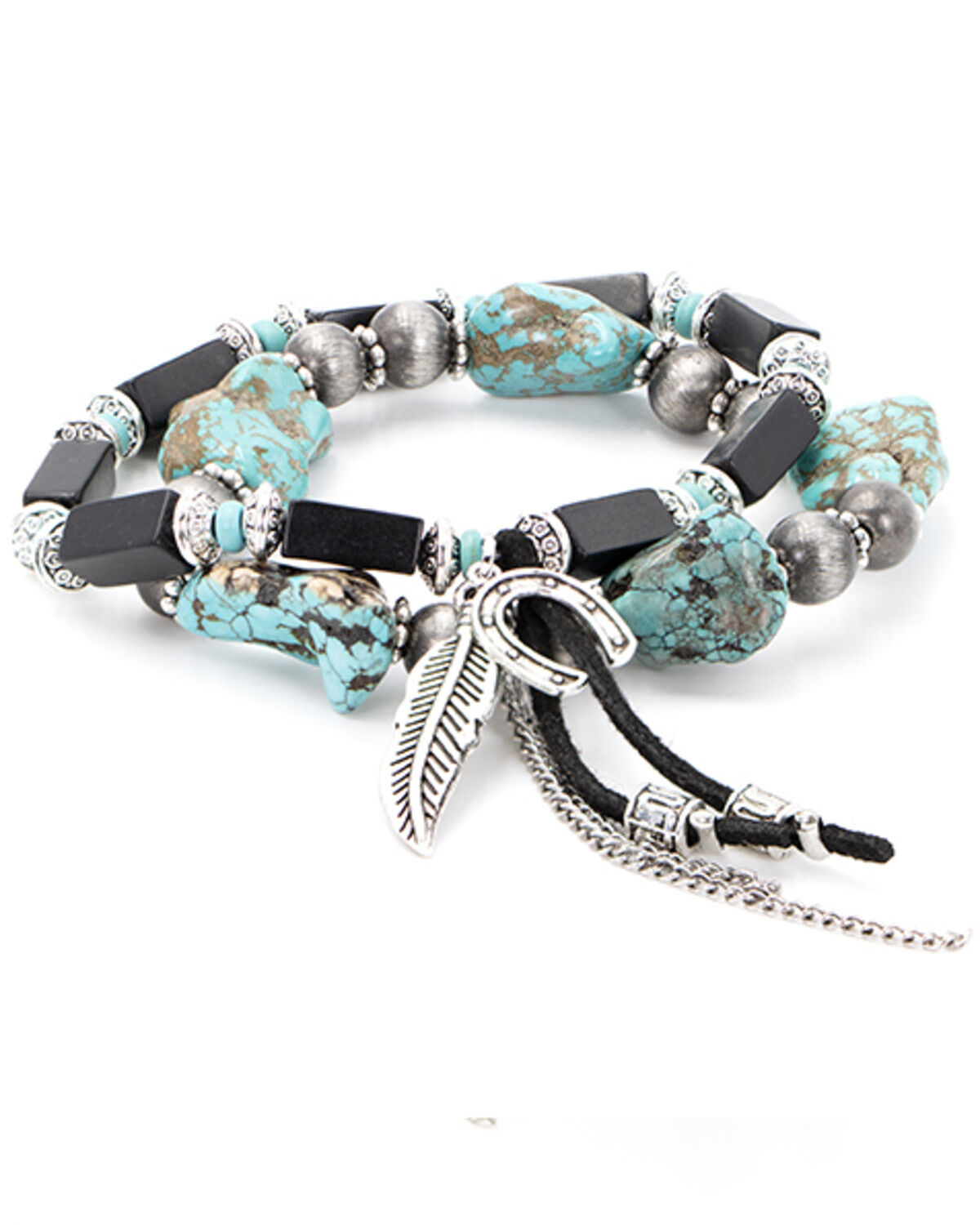 Image #2 - Cowgirl Confetti Women's Ranch Days Bracelet, Turquoise, hi-res