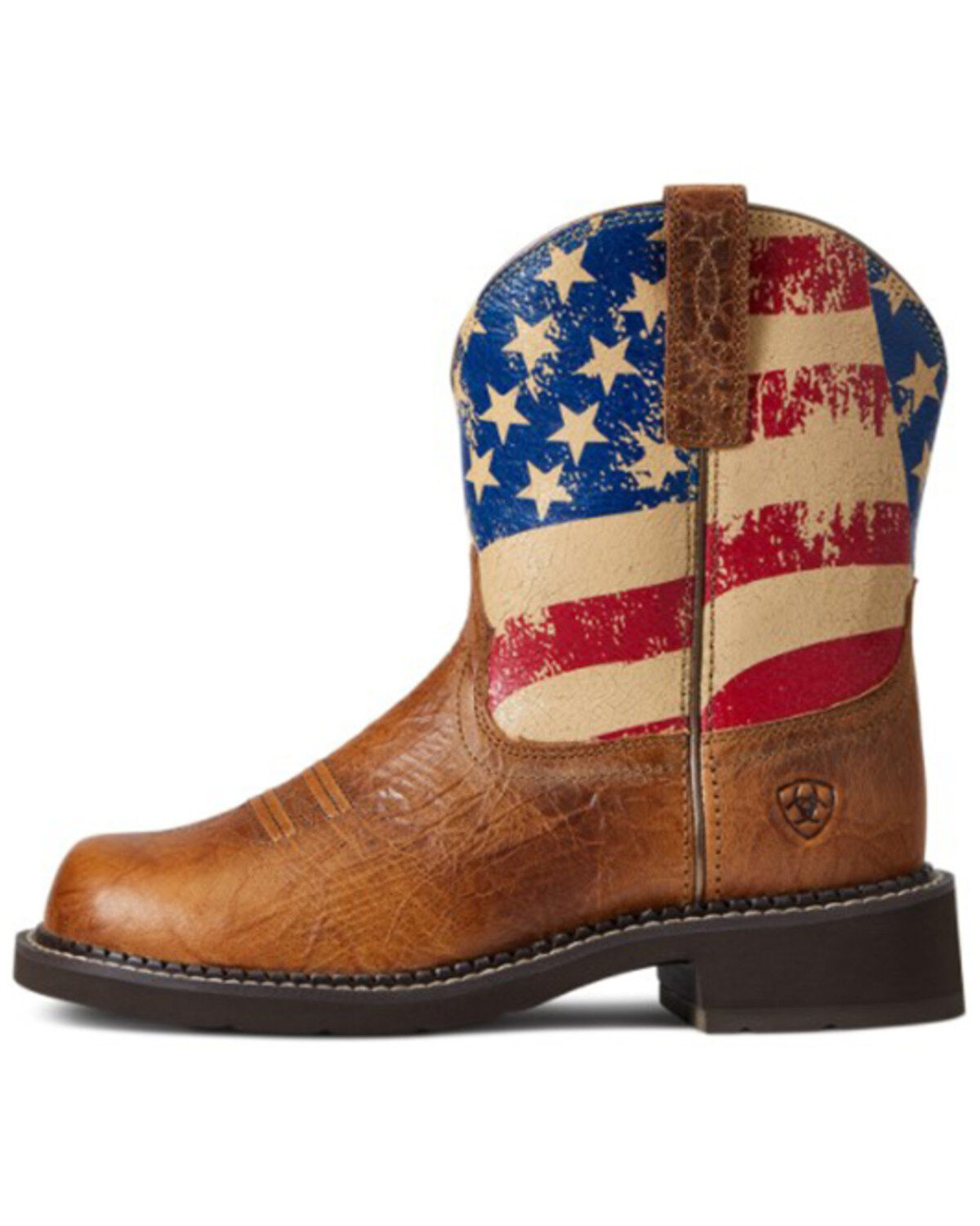 Image #2 - Ariat Women's Heritage Patriot Western Performance Boots - Round Toe, Multi, hi-res