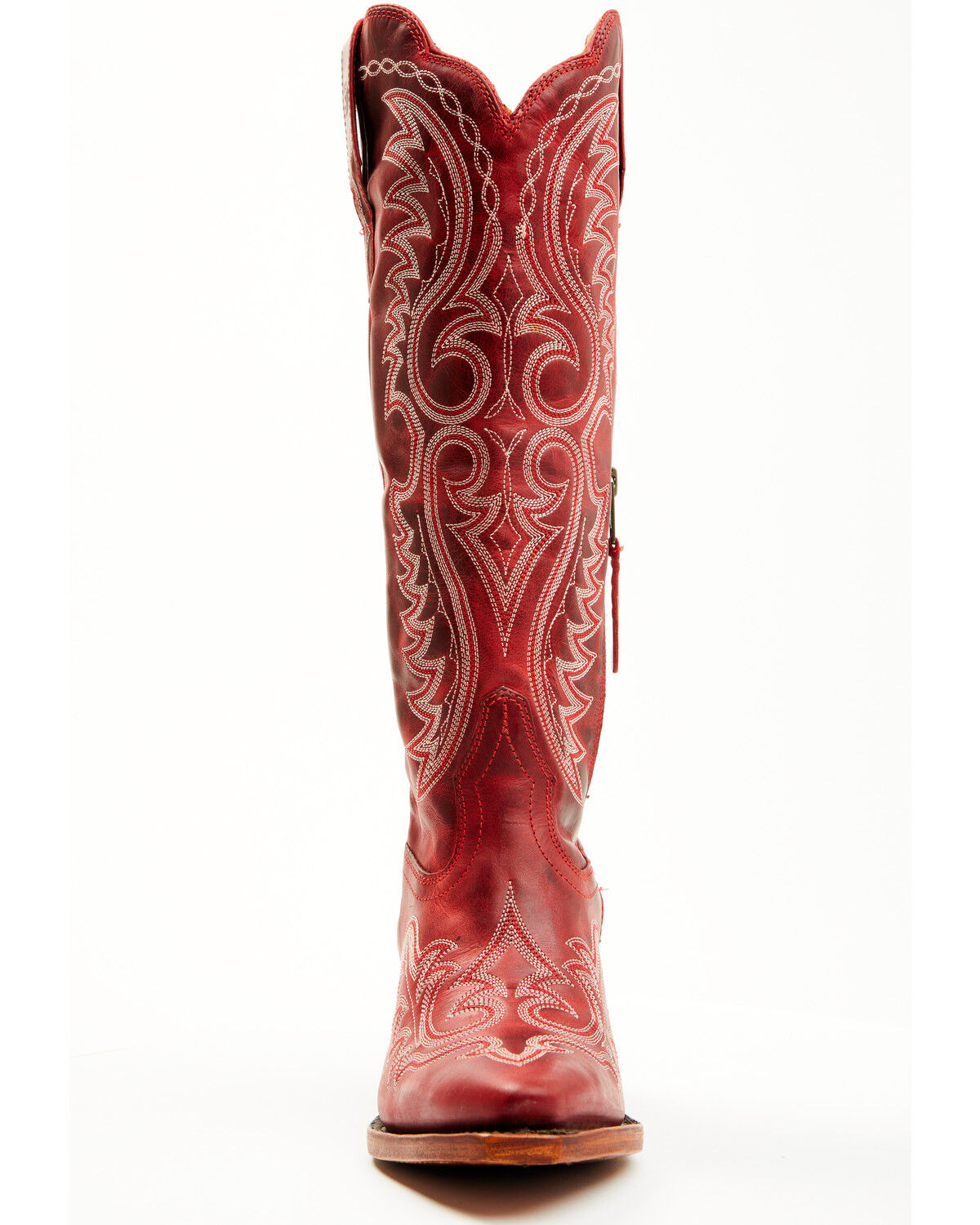 Image #4 - Durango Women's Crush Tall Western Boots - Snip Toe, Red, hi-res