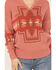 Image #3 - Pendleton Women's Graphic Pullover Sweater, Pink, hi-res