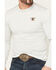 Image #2 - Cowboy Hardware Men's Steerhead Embroidered Long Sleeve Shirt, Oatmeal, hi-res
