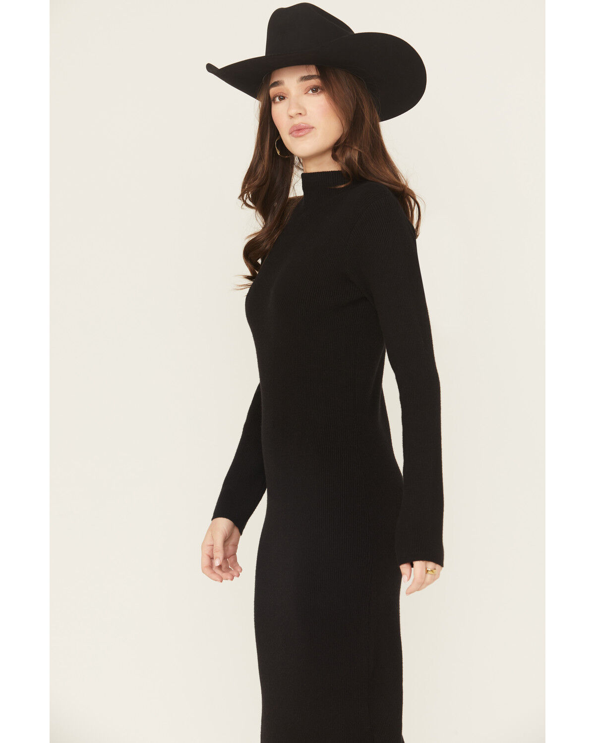 Product Name:  Ariat Women's Alicia Long Sleeve Fringe Sweater Midi Dress