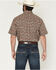 Image #4 - Cinch Men's Boot Barn Exclusive Floral Print Short Sleeve Button-Down Stretch Western Shirt, Charcoal, hi-res