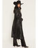Image #2 - Azalea Wang Women's Fringe Faux Leather Coat, Black, hi-res