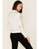 Any Old Iron Women's Sequined Moto Jacket, White, hi-res