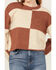 Image #2 - White Crow Women's Checkerboard Sweater, Rust Copper, hi-res
