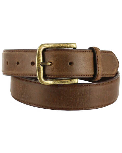 Cody James® Men's Classic Genuine Leather Belt, Tan, hi-res