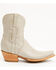 Image #2 - Lucchese Women's Cactus Western Booties - Snip Toe, Cream, hi-res