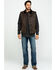 Image #6 - Cripple Creek Men's Enzyme Washed Cotton Concealed Carry Vest, Dark Brown, hi-res