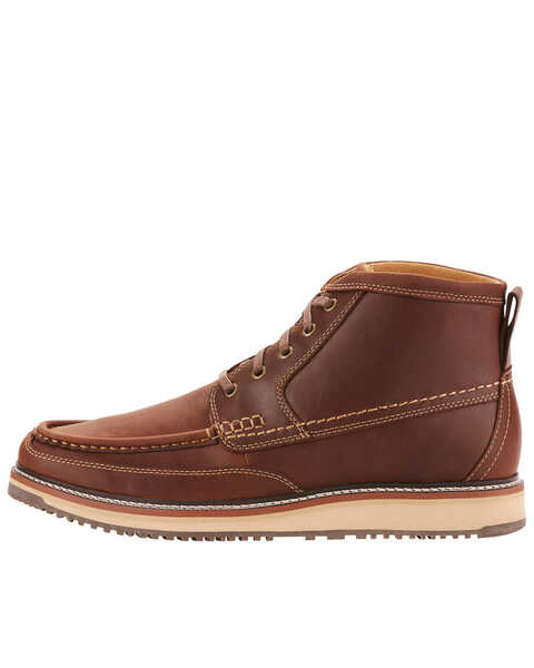Ariat Men's Foothill Lookout Lace-Up Boots - Moc Toe, Brown, hi-res