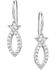 Image #1 - Montana Silversmiths Women's Graceful Waters Earrings, Silver, hi-res