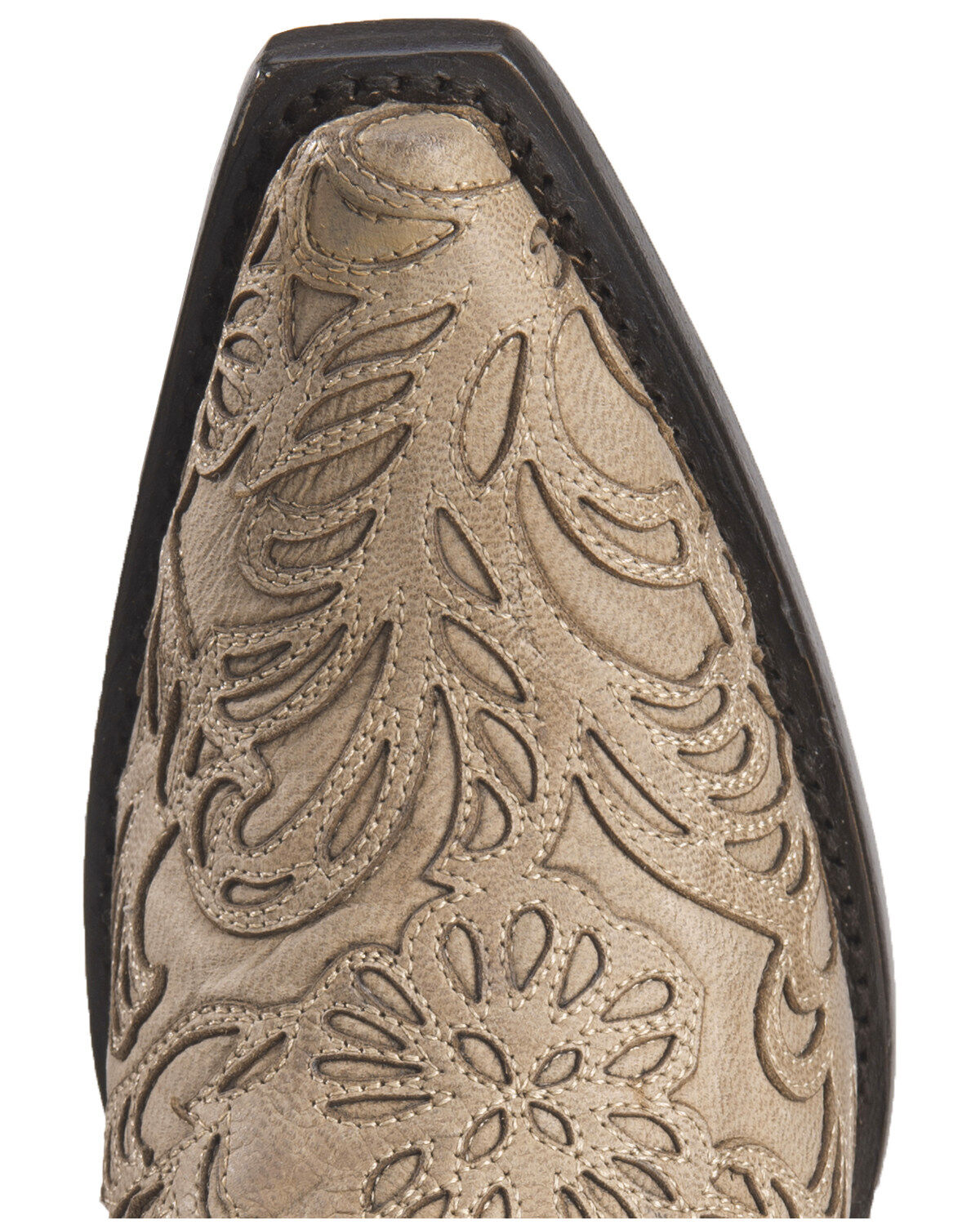 Image #8 - Corral Women's Bone Cutout Cowgirl Boots - Snip Toe, , hi-res