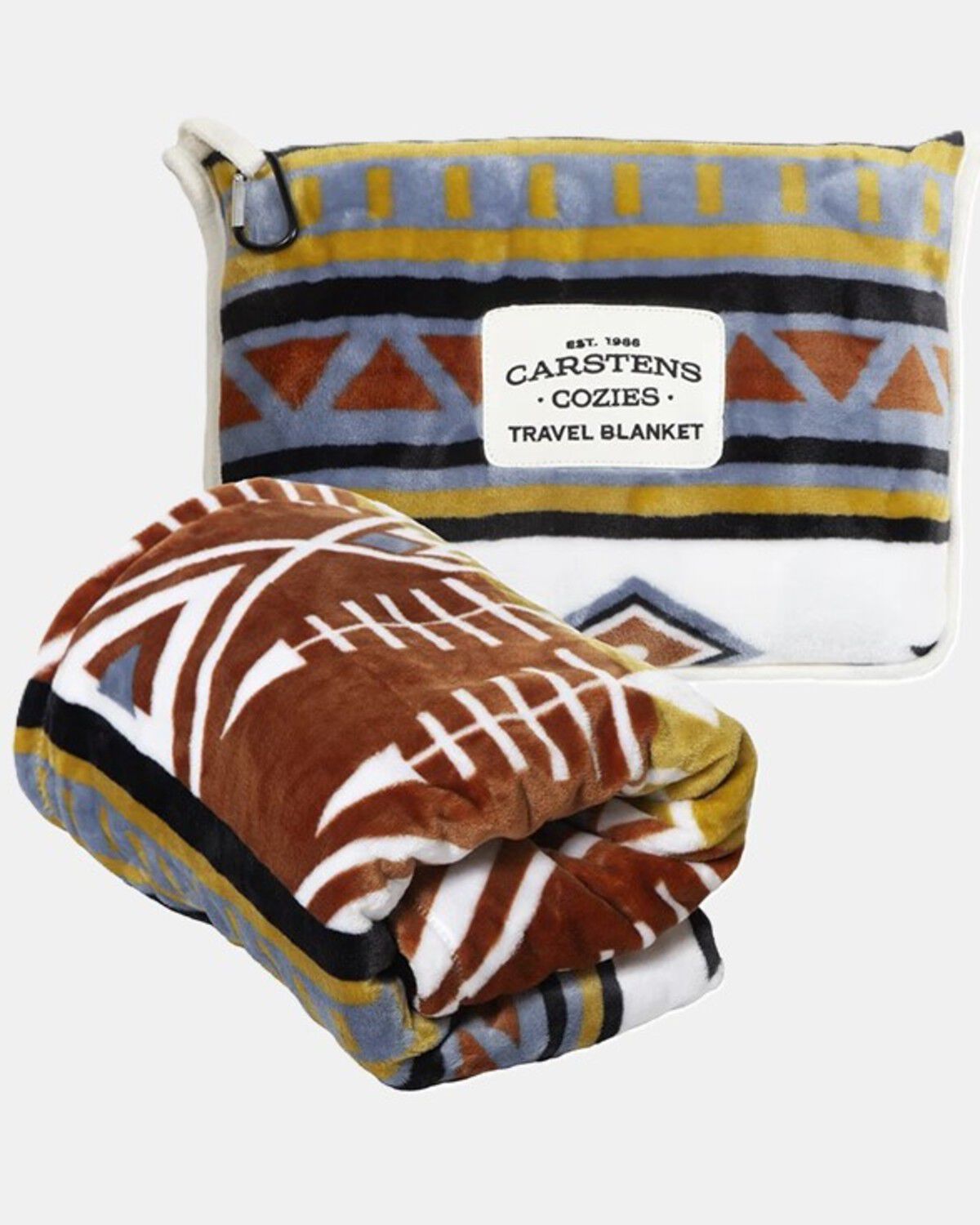 Image #1 - Carstens Home Arrowhead Earth Travel Blanket, Multi, hi-res
