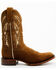 Caborca Silver Women's Maisie Star And Hearts Inlay Western Boots - Broad Square Toe, Tan, hi-res