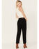 Image #3 - Rock & Roll Denim Women's Desert Print High Rise Cropped Straight Jeans, Black, hi-res