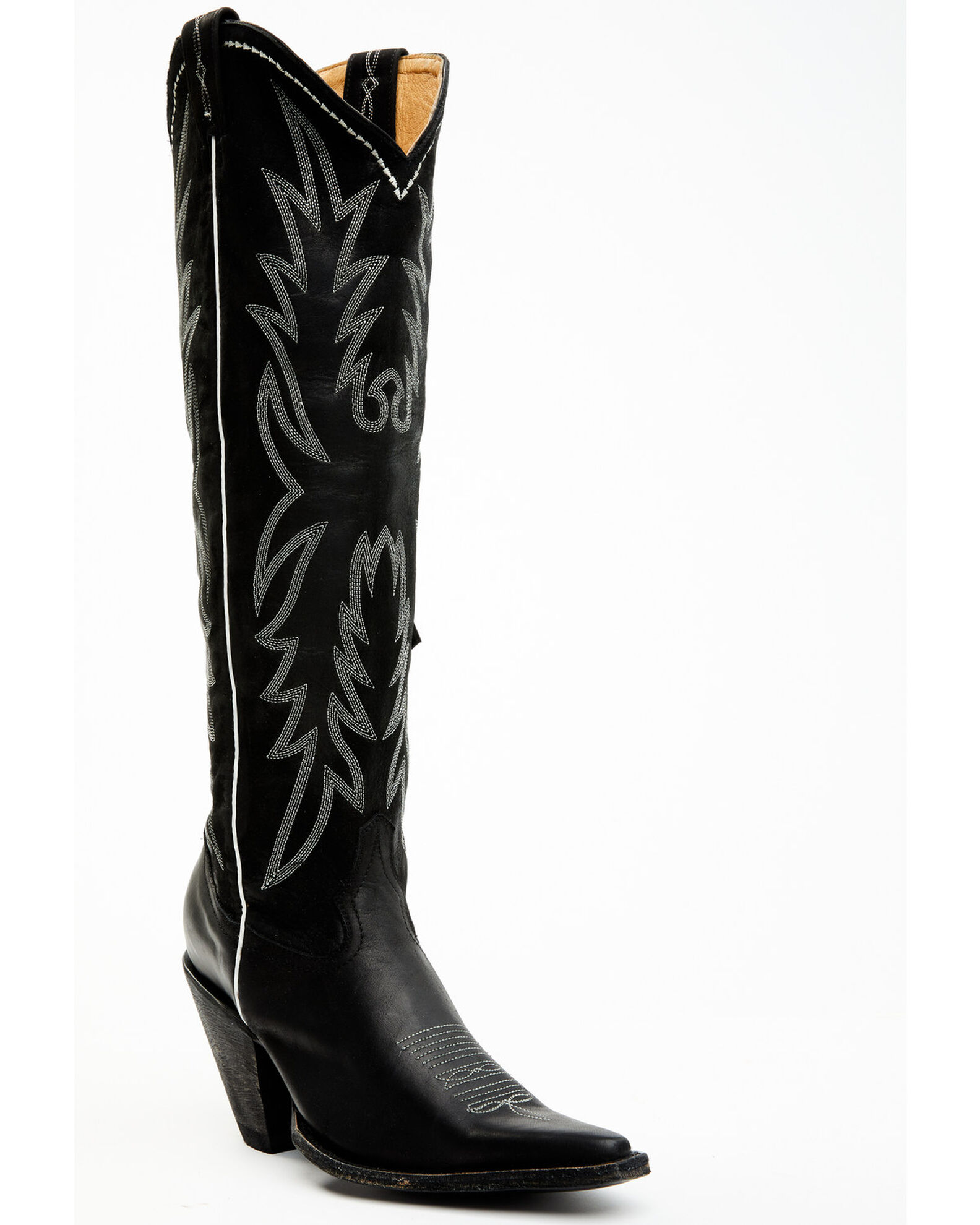 Womens cowboy boots snip toe hotsell