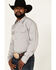 Image #3 - Blue Ranchwear Men's Twill Long Sleeve Snap Western Workshirt, Light Grey, hi-res