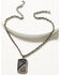 Image #1 - Moonshine Spirit&reg; Women's American Dog Tag Necklace, Silver, hi-res