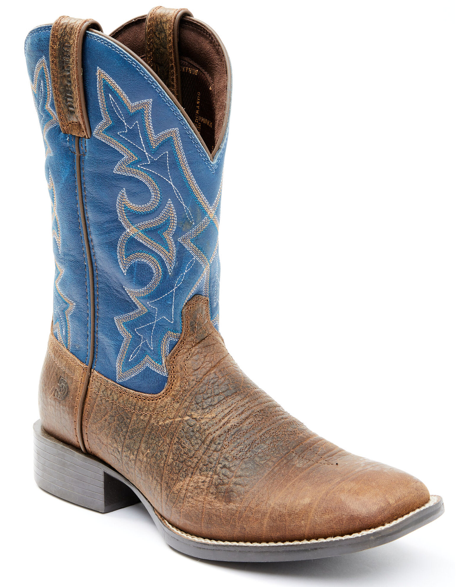 Durango Men's Brown Westward Western Boots - Broad Square Toe | Boot Barn