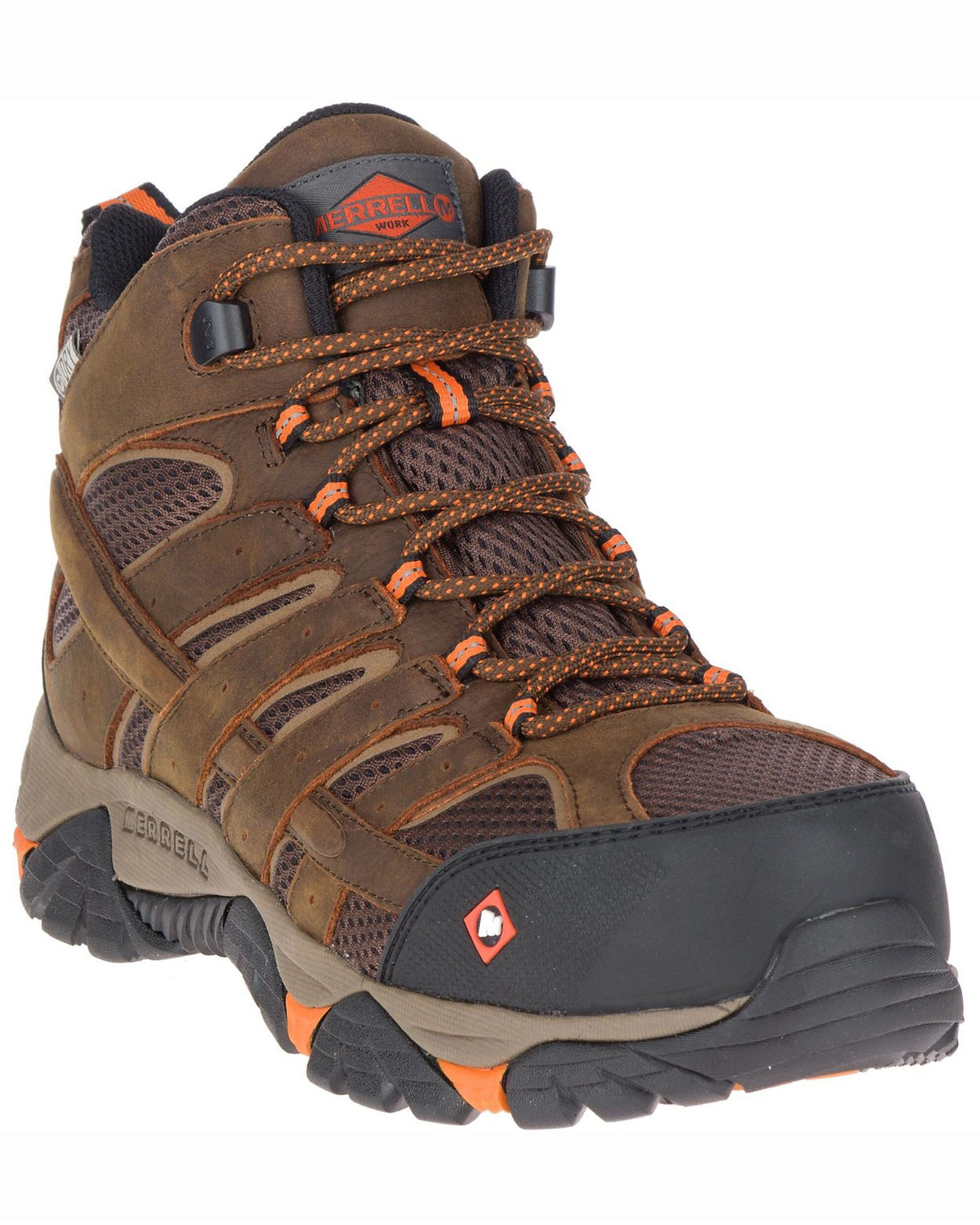 19920円 購入超高品質 メレル ブーツ＆レインブーツ シューズ メンズ Moab Vertex Mid Waterproof Composite  Toe Clay シューズ Merrell Men's Moab Vertex Mid Waterproof  Composite Toe Construction Boot Industrial  Construction Boots www ...