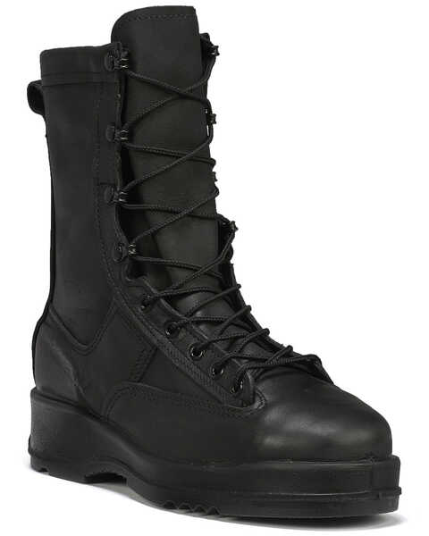 Belleville Men's Flight Waterproof Tactical Boots - Steel Toe, Black, hi-res