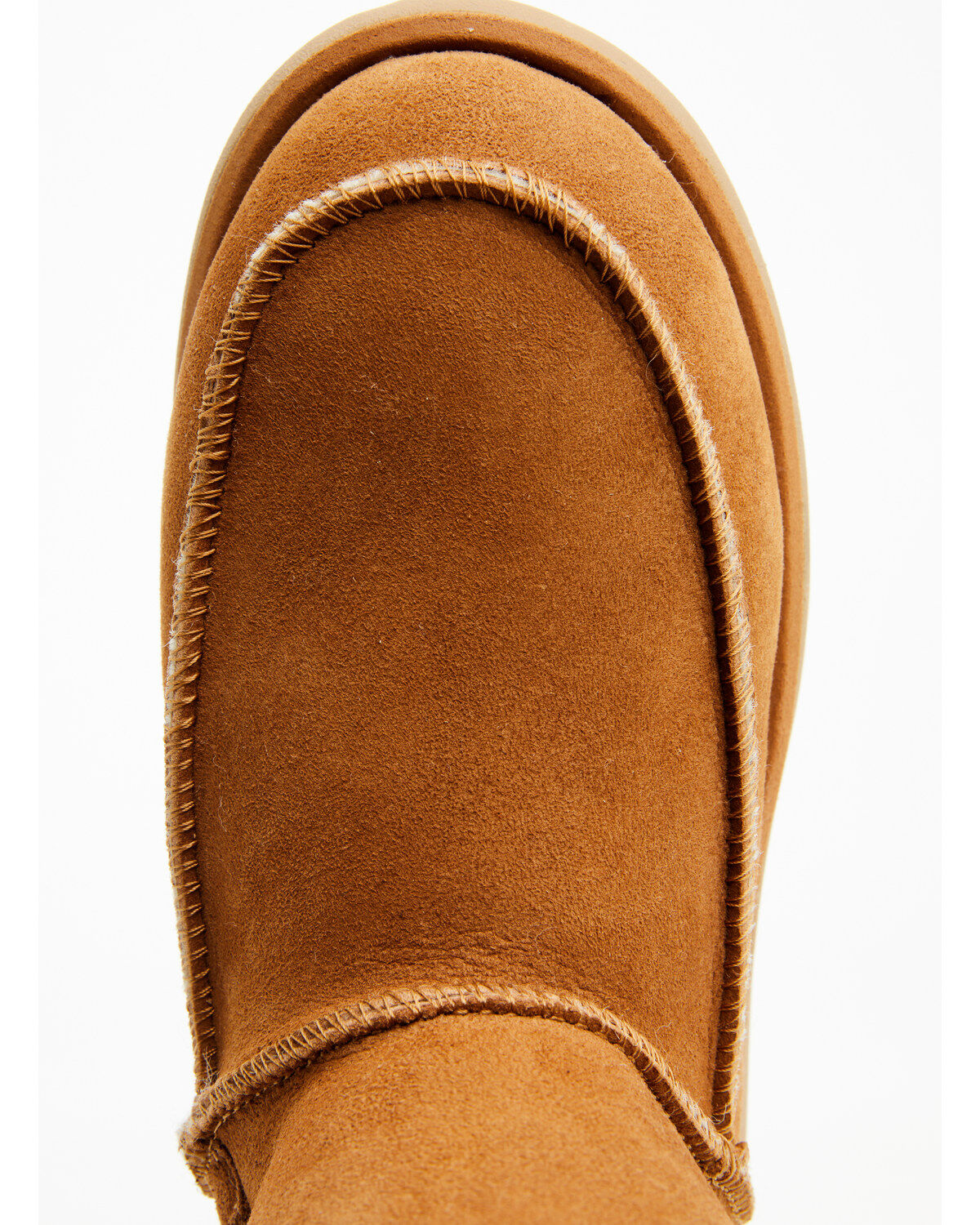 Image #6 - Pendleton Women's Shorty Pull-On Boots - Moc Toe, Chestnut, hi-res