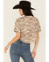 Image #4 - Youth in Revolt Women's Camo Print Short Sleeve Seamed Tee, Grey, hi-res