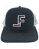 Lane Frost Men's Courage Flag Logo Ball Cap , Charcoal, hi-res