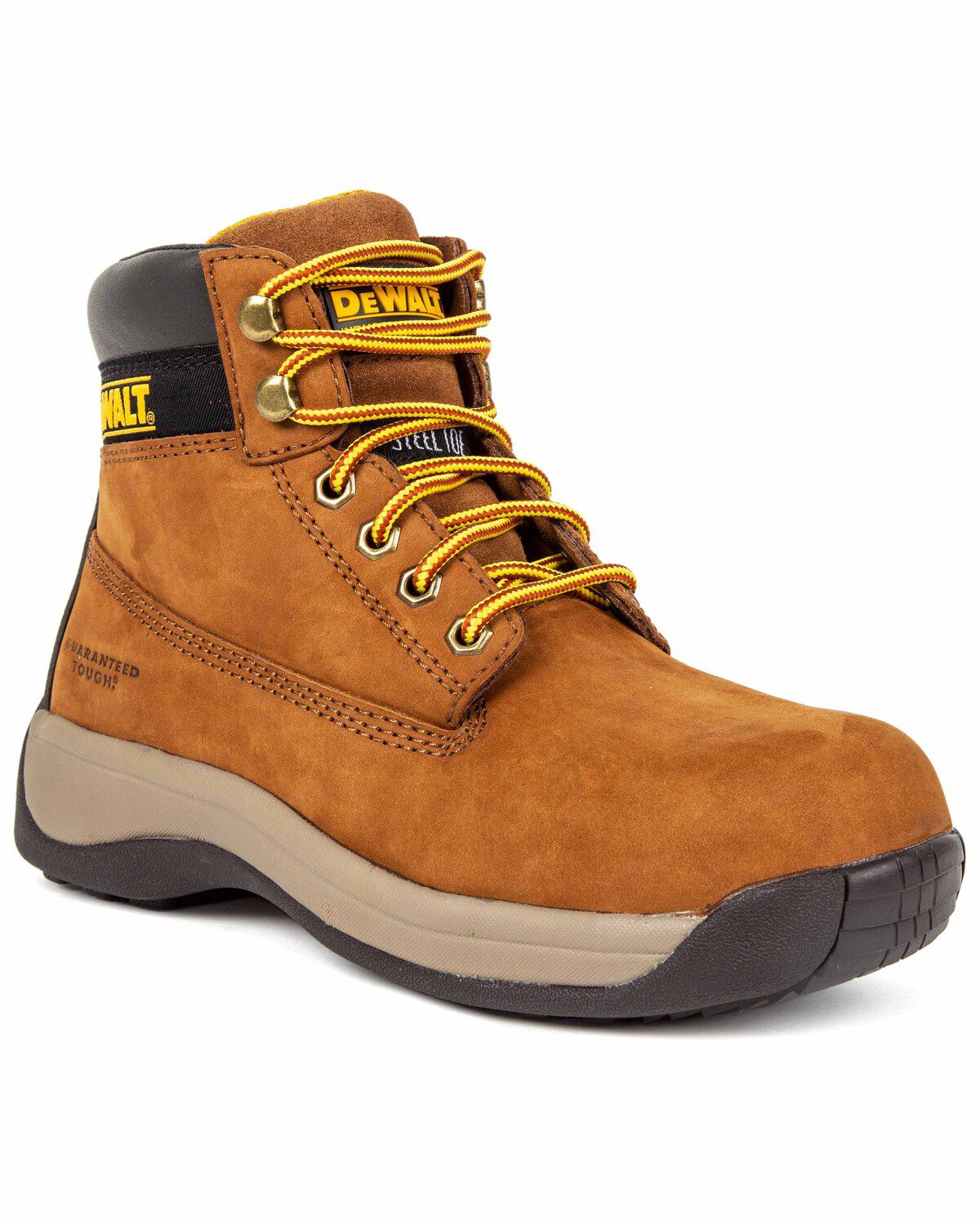 women's lace up steel toe boots