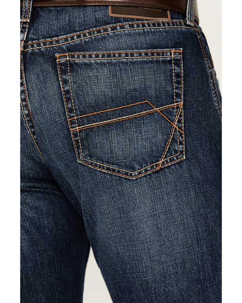 Image #4 - Ariat Men's M2 Bradford Cleveland Dark Wash Relaxed Bootcut Rigid Jeans - Big , Dark Wash, hi-res