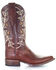 Image #3 - Circle G Women's Cognac Embroidery Western Boots - Square Toe, Cognac, hi-res