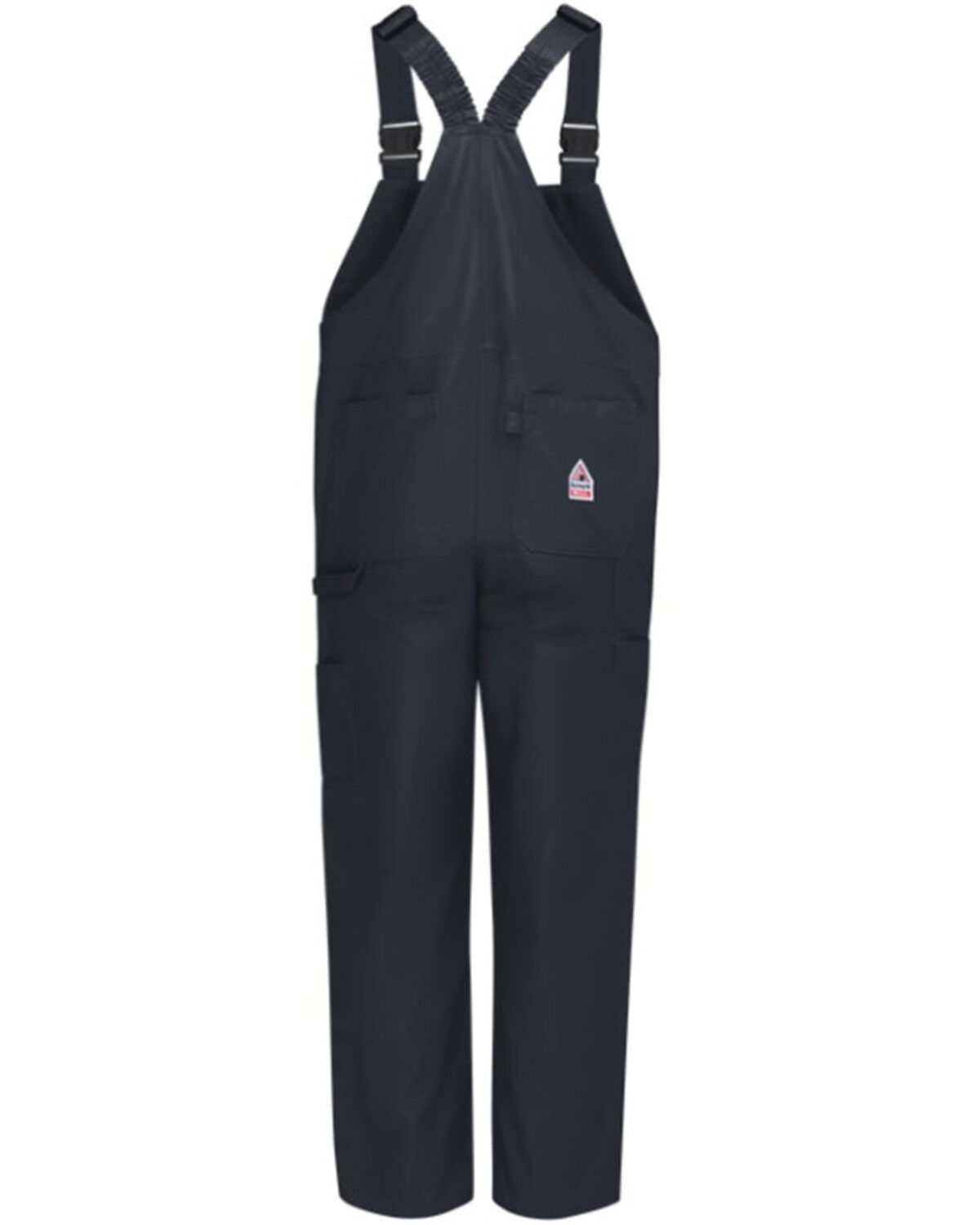 Image #2 - Bulwark Men's FR Duck Unlined Bib Overalls, Navy, hi-res