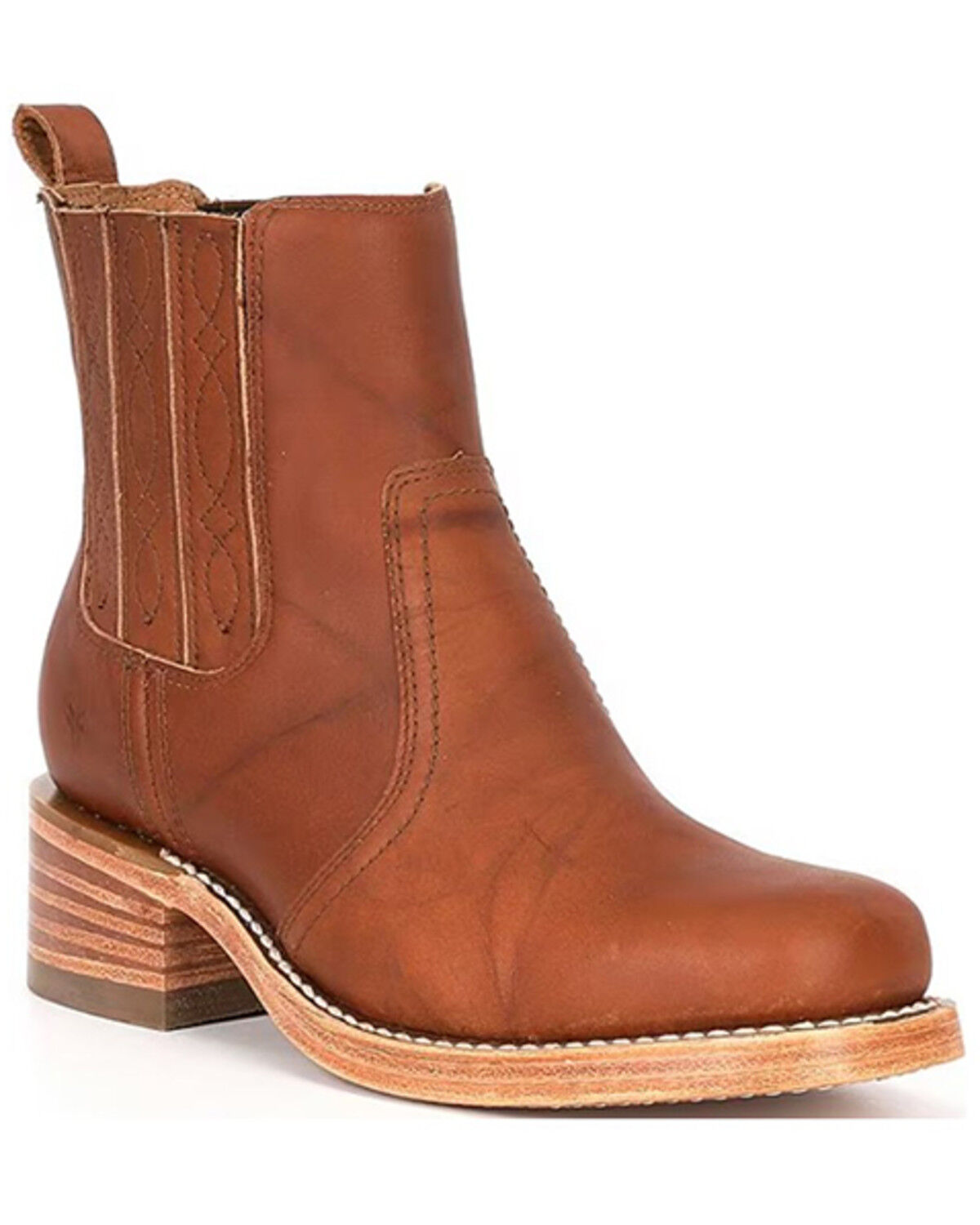 Frye Women's Campus Chelsea Booties - Square Toe, Russett, hi-res