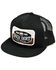 Image #1 - Red Dirt Hat Boys' Roam Free Logo Ball Cap, Black, hi-res