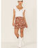 Image #2 - Patrons of Peace Women's Hyland Knit Crop Top, White, hi-res