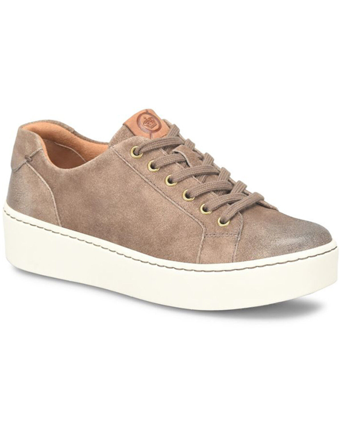 Image #1 - Born Women's Mira Platform Casual Shoes, Taupe, hi-res